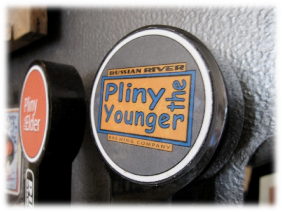 Russian River Pliny the Younger tap handle